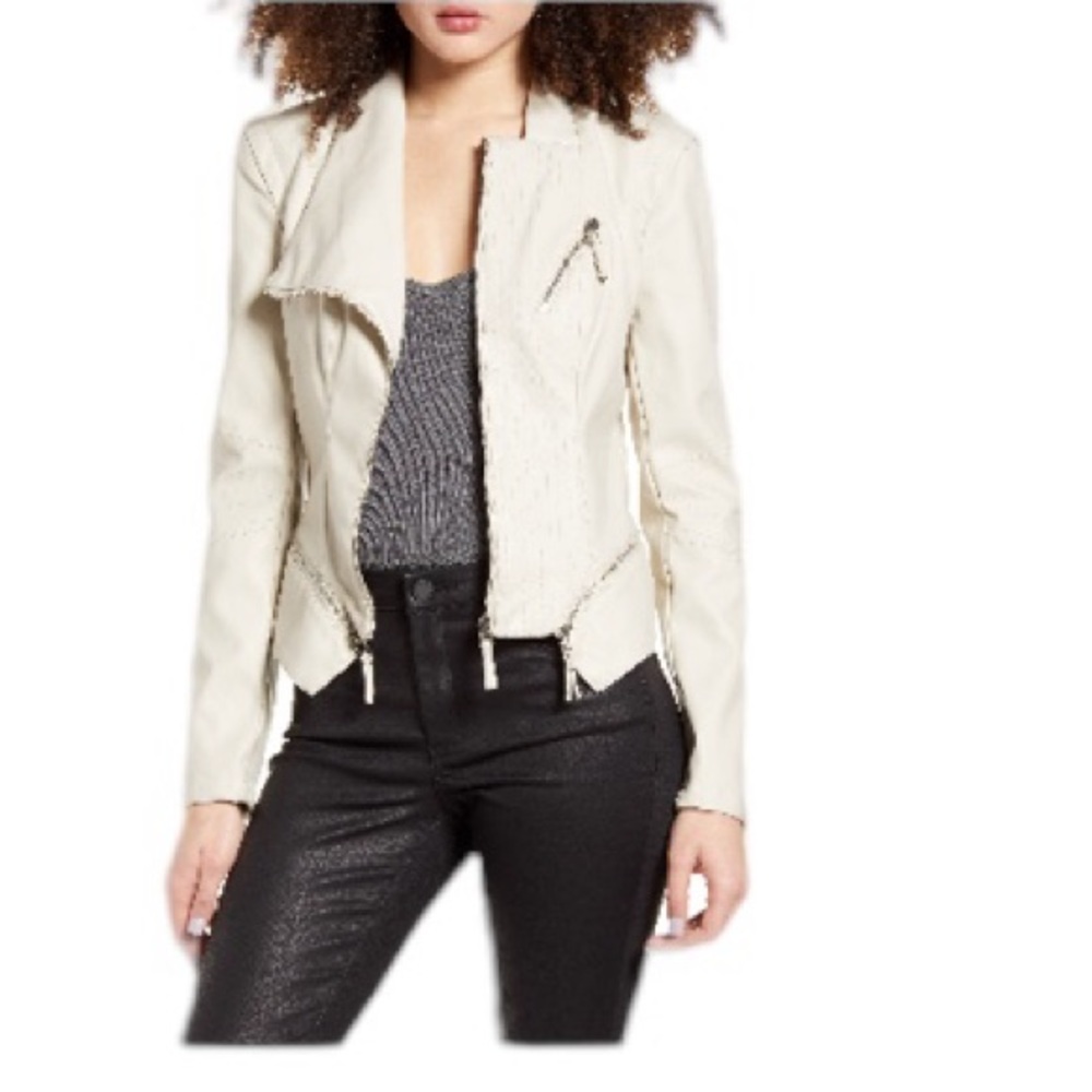 Blank NYC Faux leather jacket